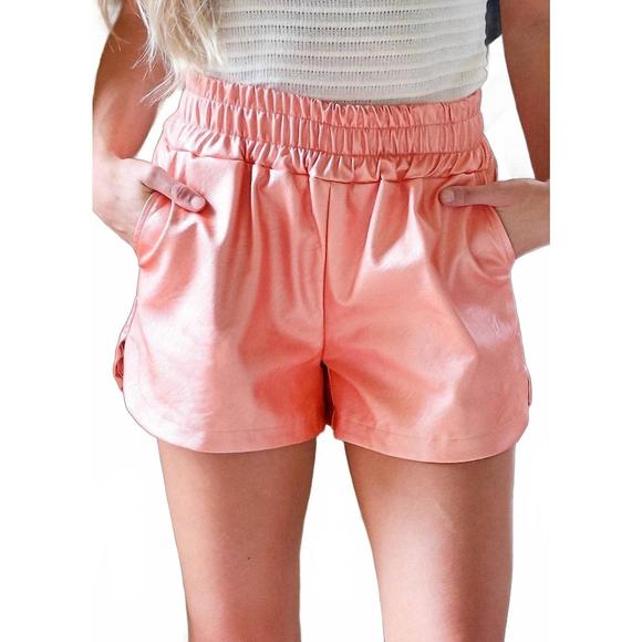 NEW SOFIA COLLECTIONS summer lovin pull on short in coral